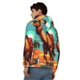 thumbnail image 4 of Kdxio Cool Camel Oasis Vibes Print Men Hoodies Casual Hoodies for Men with Zip Pockets Full Zip Long Sleeve Sweatshirt Sports Hooded Jacket-Large, 4 of 5