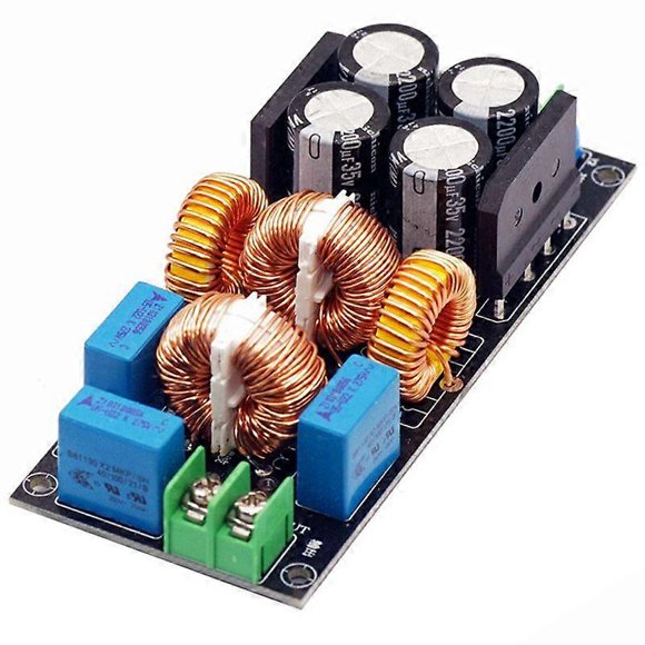 AC Filter Audio Power Amplifier EMC Electromagnetic Interference Purify Power DC Differential Mode Common, 4A