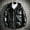 Black, variant on XMMSWDLA 2022 Men Tops Shiny Hooded Reflective Down Jacket Cotton Jacket