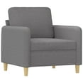 thumbnail image 2 of vidaXL Sofa Chair with Footstool Living Room Accent Upholstered Chair Fabric, 2 of 5