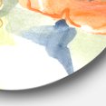 thumbnail image 2 of Designart 'Buttercup II' Traditional Metal Circle Wall Art, 2 of 3
