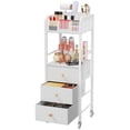 thumbnail image 1 of Carrito organizador de maquillaje HaPirm Rolling con 3 cajones, color blanco, 1 of 9