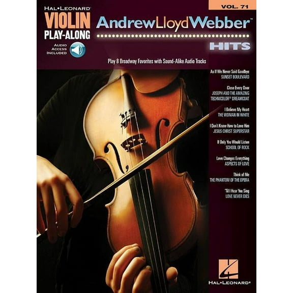 Andrew Lloyd Webber Hits: Violin Play-Along Volume 71