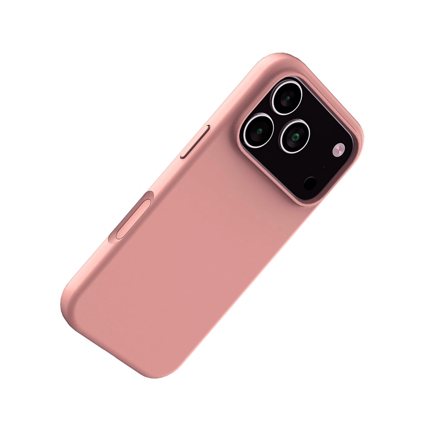 Lightweight Soft Silicone Bumper Case for iPhone 17 Pro Max - Pink