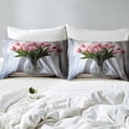 thumbnail image 4 of Erosebridal Botanical Tulip Bed Sheets Set Queen Size,Rustic Flower Bedding Queen Size,Nature Bloom Decor,Ultra Soft,4 Pieces, 4 of 7