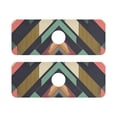 thumbnail image 7 of Yayeee Faucet Mat for Kitchen Sink 14.7" Diatomite Long Splash Guard Pad, Green Geometric, 2 Pack, 7 of 7