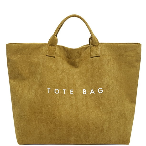 Bolso Mano Bolsos Hombro Ante Sintético para Mujer Diario (marrón Claro)