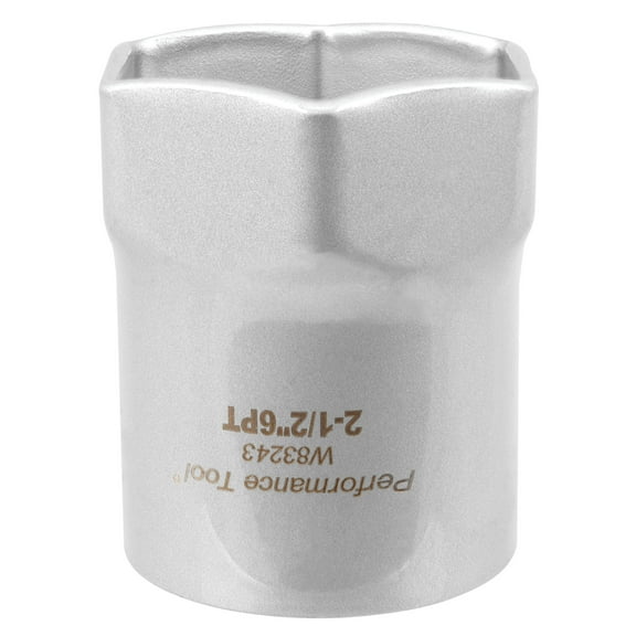 Performance Tool W83243 1/2-Inch Drive Hex Lock Nut Socket - 2-1/2 In., 1/2 In. Drive, Carbon Steel, For Axle Removal