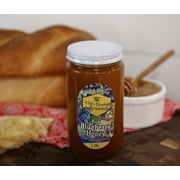 Blueberry Blossom Honey by Welsh Mountain Apiaries, Raw and Unfiltered, Wild Foraged Honey, 16 Ounce Jar