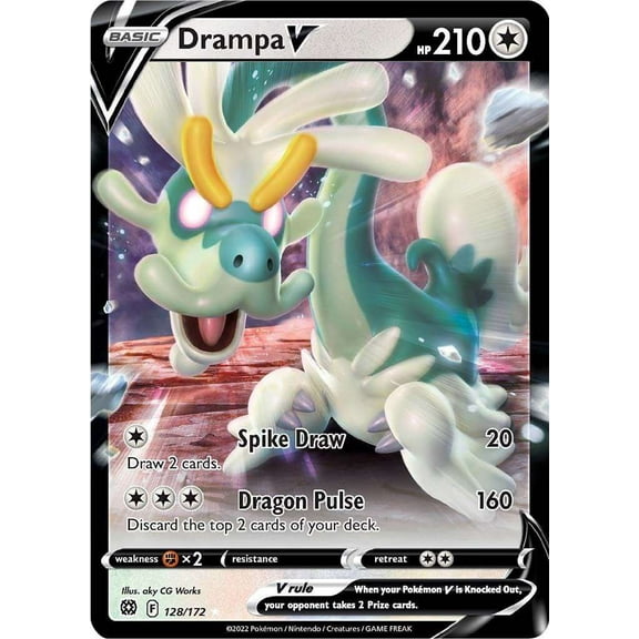 Pokemon Brilliant Stars Drampa V #128