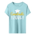 thumbnail image 3 of MEICHEN Graduation Gifts for Her: Class Of 2026 Senior 26 High School Graduation T Shirt Womens Spring Summer Tops, 3 of 3