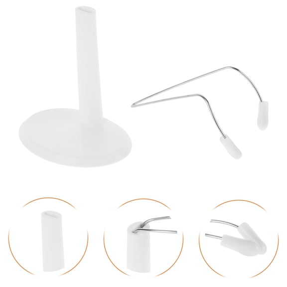 KALLORY 2pcs Dolls Stand Holder Display Support Stand Dolls Stand Doll Support Bracket