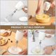 thumbnail image 5 of Electric Mixer Stainless Steel Whisk Rechargeable Kitchen Hand Mixer Stirrer for Easy Whipping of Egg Cream Mixing Biscuit Cakes, 5 of 5