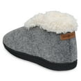 thumbnail image 5 of Gaahuu womens faux wool elastic front memory foam slipper boot, 5 of 5