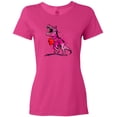 thumbnail image 3 of Inktastic Valentine's Day Graffiti T-Rex with Heart Shaped Candy Box Women's T-Shirt, 3 of 5