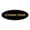 Black Gold, variant on Signs ByLITA Oval Storage Room Sign (Brushed Gold) - Large 3.6x9"