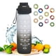 thumbnail image 1 of Botella de perfume de 1 litro, juego de botella de agua actualizada con 12 cápsulas, pajita para beber, sin azúcar, botella de agua para exteriores gratis, 1 of 5