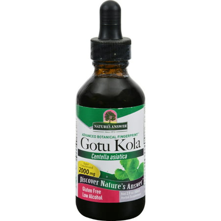 Nature's Answer Gotu Kola Herb - 2 fl oz (Best Gotu Kola Brand)