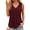 Burgundy, variant on MOYIKO Tank Tops for Women V Neck Sleeveless Tops Summer Trendy Dressy Casual Flowy Shirts Loose Fit