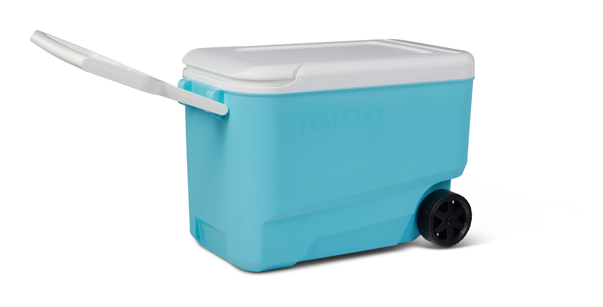Igloo 38 qt. 'Wheelie Cool' Hard Ice Chest Cooler with Wheels - Blue