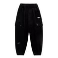 thumbnail image 3 of Huanglei Boys Pants Loose Corduroy Casual Warm Sweatpants For Kids, 3 of 9