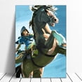 thumbnail image 4 of Cuadro Decorativo Zelda Link Caballo Listo Para Colgar 50x75cm Jungle Art Impresion Tela Arte, 4 of 7
