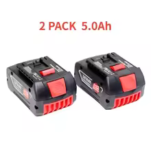 thumbnail image 1 of 6.0ah Recargable Ion Litio Battery for Bosch 18V 6000mah a Batería de Respaldo Reemplazo Portátil GBA GBH GSR GSB BAT609 BAT618G BAT619 BAT621 BAT620 Herramientas Eléctricas Inalámbricas Indicador LED, 1 of 9
