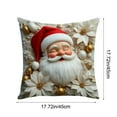 thumbnail image 6 of Upgraded Christmas Pillow Set Christmas Tree Reindeer Snowman Decorative Sofa Ambience Sense Of Decorative Linen Pillow K, 6 of 6