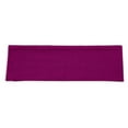 thumbnail image 3 of Men's Cotton Headband Sweatband 3" Wide Size Medium Yoga Sports Fitness Made in USA Magenta, 3 of 5