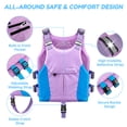 thumbnail image 6 of Koorium Kids Swim Vest Life Jacket Youth, Lightweight Flotation Vest with Adjustable Buckles, Front Pocket,Reflective Strips, Floaties for Swimming,Kayaking,Boating,Fit for 50-125 lbs, 6 of 9