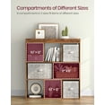 thumbnail image 5 of 8-Cube Organizer, Modern Bookcase Storage for Livingroom Kidroom, Brown, 5 of 9