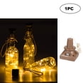 thumbnail image 1 of Square Solar Energy Light 2M20LEDs Wine Bottle Decor Copper Wire Lamp String, 1 of 8