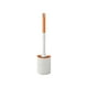 thumbnail image 1 of Kearding Soporte para cepillo de baño montado en la pared, herramienta de limpieza de silicona de doble cara, sin cepillos de ángulo muerto, Suministros de limpieza para el hogar Naranja, 1 of 6