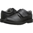 thumbnail image 2 of School Issue Children's Scholar Hook and Loop Black Leather Oxford, 2 of 2