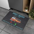 thumbnail image 4 of Firefighter Doormat – Sorry I Missed Your Call I Was Driving the Wee Woo Truck – Fun Gift for Firemen and EMT Responders, 4 of 4