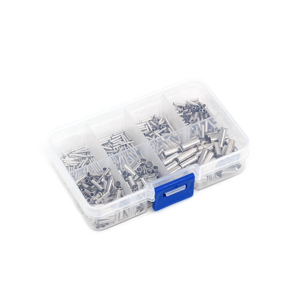 Kenally 600 uds, tubo terminal, conector de cable, virolas, terminales eléctricos, pieza de engarce desnudo, accesorio de repuesto, Herramientas y ferretería