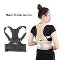 thumbnail image 2 of Corrector de postura magnético ajustable para adultos, soporte para hombros y espalda. L negro, 2 of 8