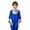 Royal Blue, variant on Kids Boys Praise Dance Top Long Sleeve Metallic Back Zipper Choir Church Worship Dance Stage Performance Tunic Top Black 10