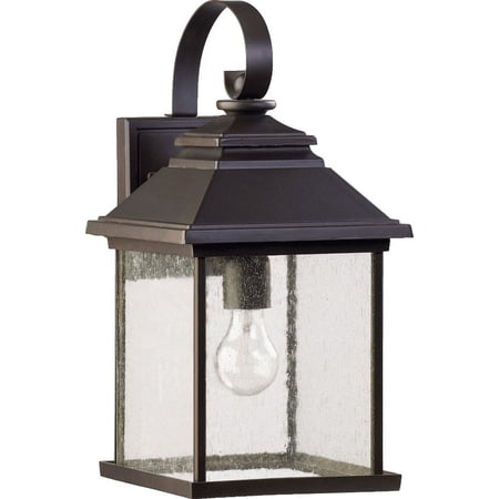 Wootton Bridge 7 inch One Light Outdoor Wall Lantern-Oiled Bronze Finish Bailey Street Home 183-Bel-2974292