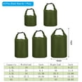 thumbnail image 2 of Uxcell Waterproof Dry Bags, Dry Roll Top Lightweight Dry Storage Bag, Green (1.5L, 2.5L, 3.5L, 4.5L, 6L), 2 of 6