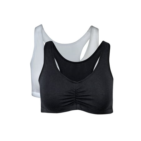 - Gildan Women's Stretch Cotton Racerback Comfort Bra, 2-Pack