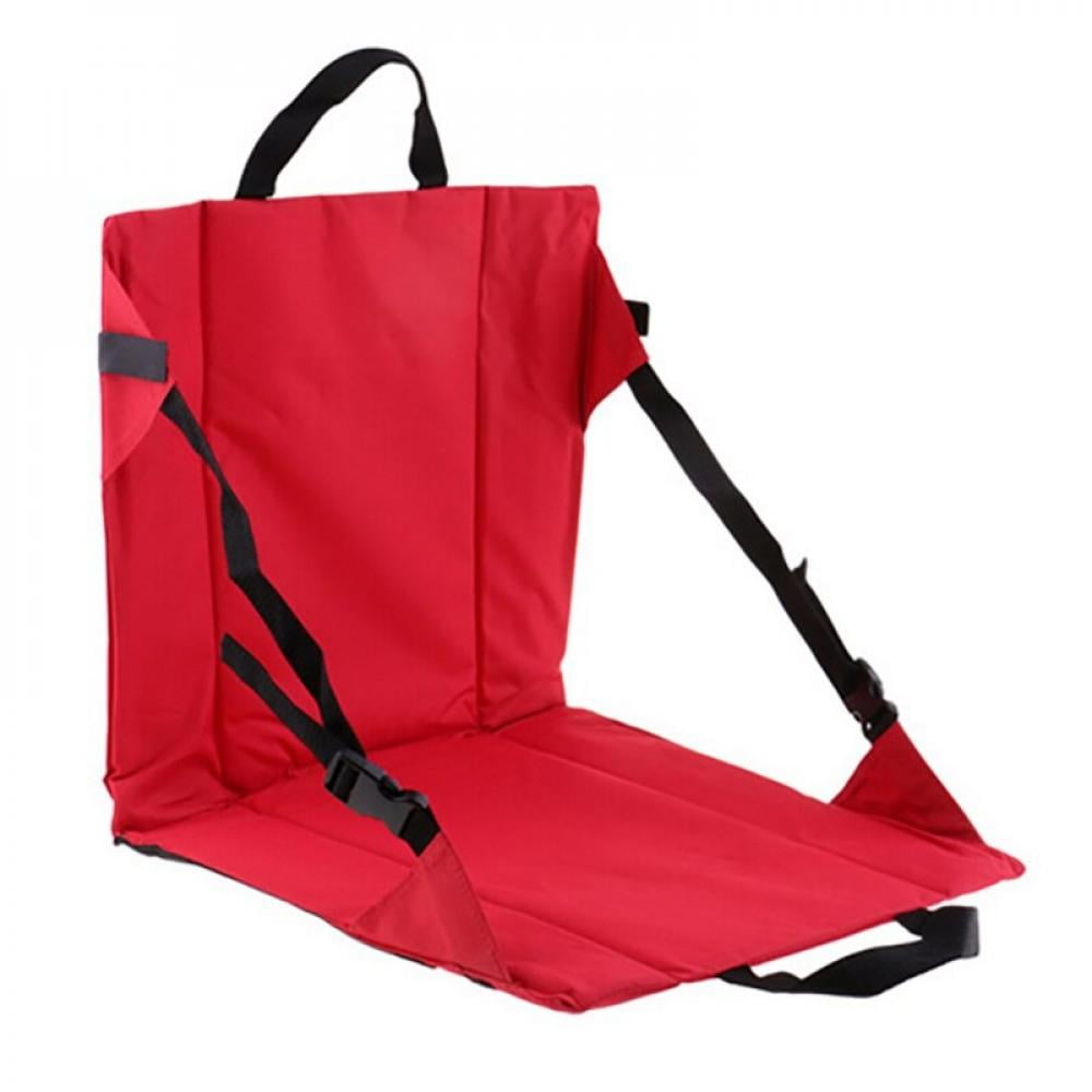 Portable Foldable Outdoor Cushion Chair With Backrest Oxford Cloth