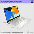 thumbnail image 5 of HP 15.6" FHD Touch Laptop, AMD Ryzen 7 5700U, 24GB RAM, 1TB SSD Storage, Fingerprint Reader, Wi-Fi 5, Bluetooth 5, Windows 11 Home, Silver, Office 365 1-Year+ Tigology Accessories, 5 of 7