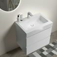 thumbnail image 5 of BB02-24-101, Integrated solid surface basin WITHOUT drain & faucet, glossy white color, 5 of 5