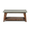 thumbnail image 5 of Alaterre Furniture Brookside 36"W Wood and Concrete-Coated Top Wood Coffee Table, 5 of 18