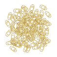 thumbnail image 2 of 100 piezas clips de papel clips clips multipropósito Fácil de usar notas clips clasificados suministros de oficina para documentos en casa personal Oro, 2 of 8