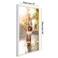 thumbnail image 6 of Americanflat 16x24 Poster Frame with Polished Plexiglass Soho Collection Gallery Style Deep Molding - White, 6 of 7