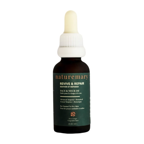 Aceite Facial Revitalizante y Reparador Naturemary Rosa y Jengibre 30 ml