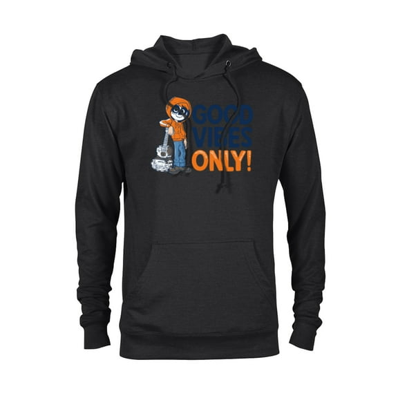Disney PIXAR Coco Miguel Good Vibes Only - Pullover Hoodie for Adults - Customized-Black