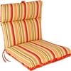 Jordan Manufacturing Reversible Outdoor French Edge Chair Cushion, Multiple Colors